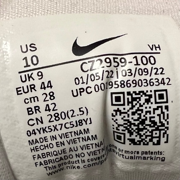 Nike Mens SB Force 58 - White, Light Brown, Navy, Gum - Size 10 - Picture 10 of 10